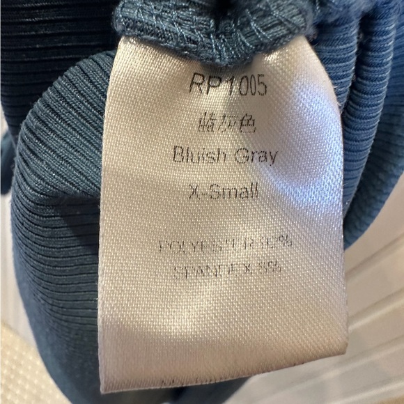 Blue Ruched Mini Dress - Picture 3 of 3